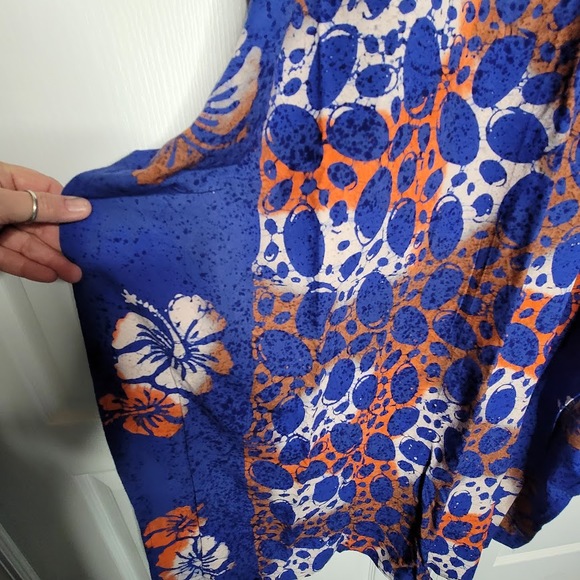 Womens House Dress ONE SIZE fits most Kaftan Beach CoverUp Cotton Colorful NEW - Picture 7 of 7